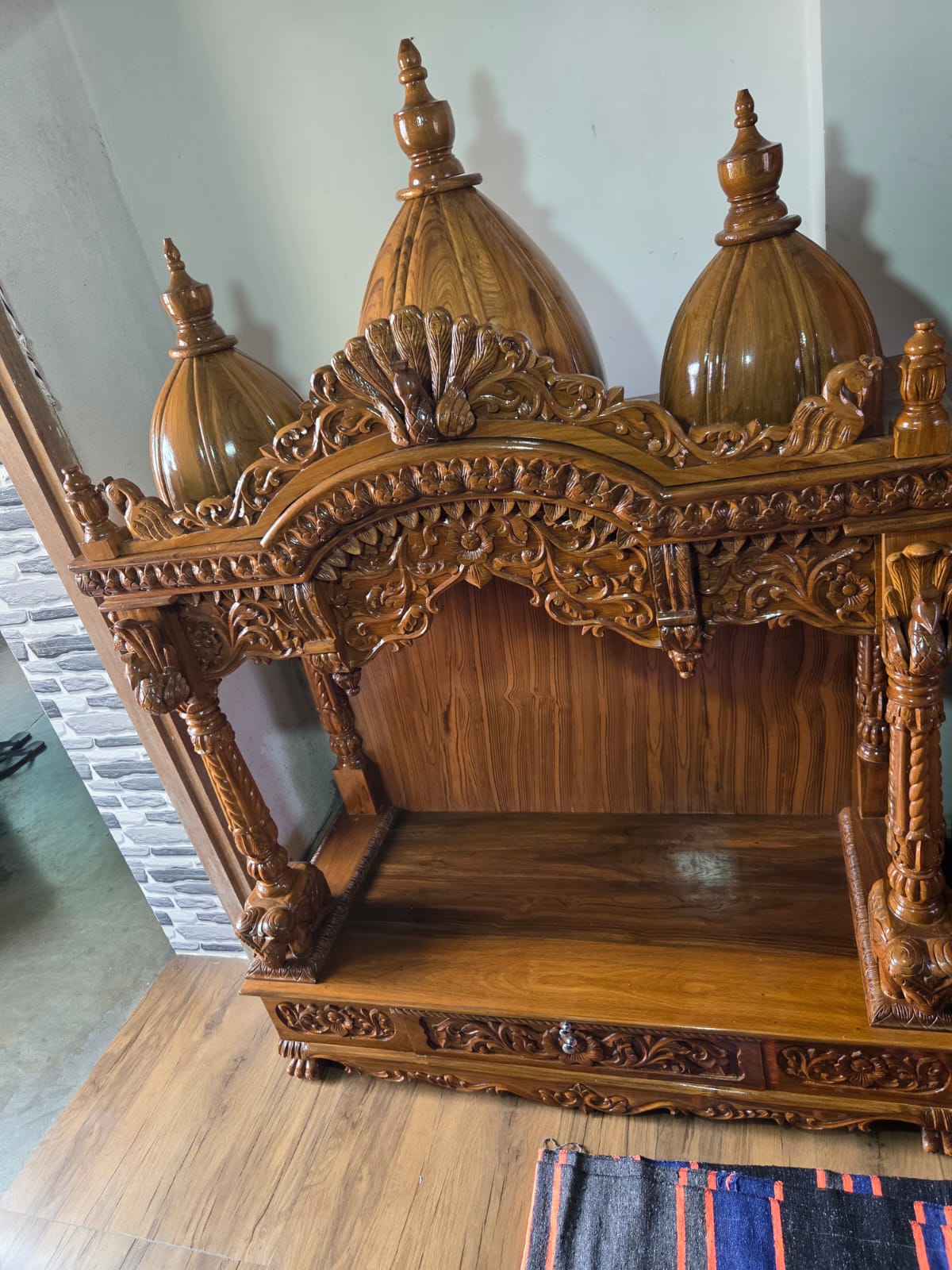 Hand Carved Wood Teak Altar - Varying Styles - Matchless Gifts2