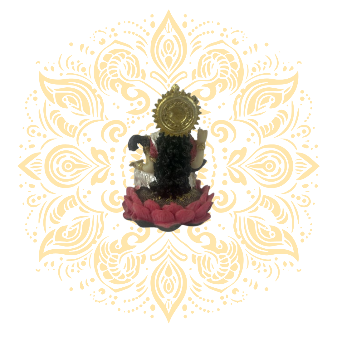 Polyresin Saraswati w/ Veena 2.5" - Matchless Gifts