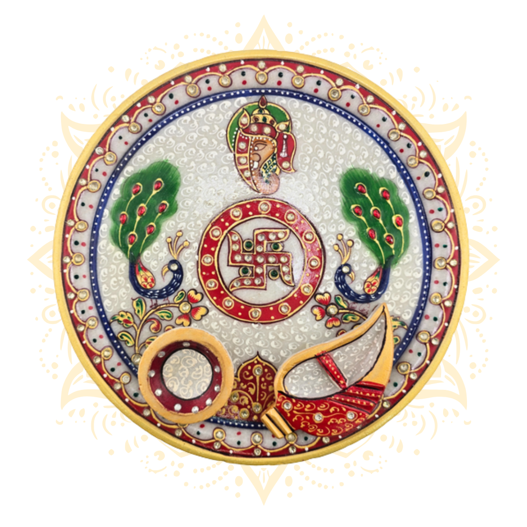 Ganesh Plate 9”