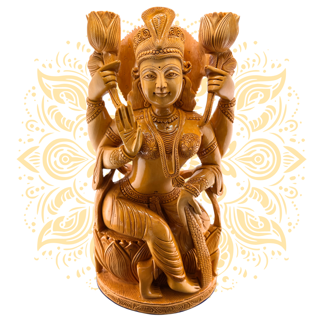 Wooden Laxmi Fine