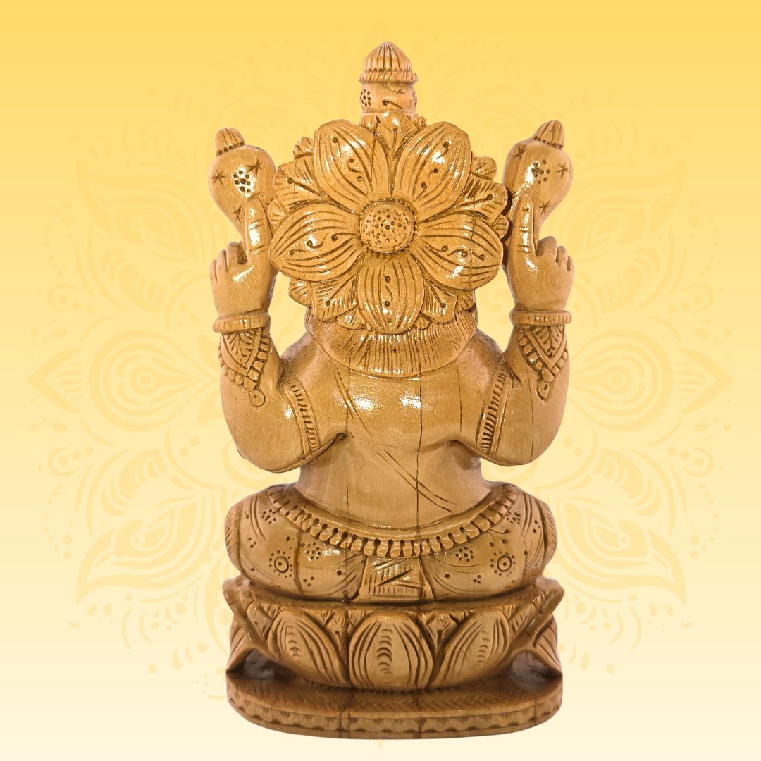 Wooden Lord Ganesha