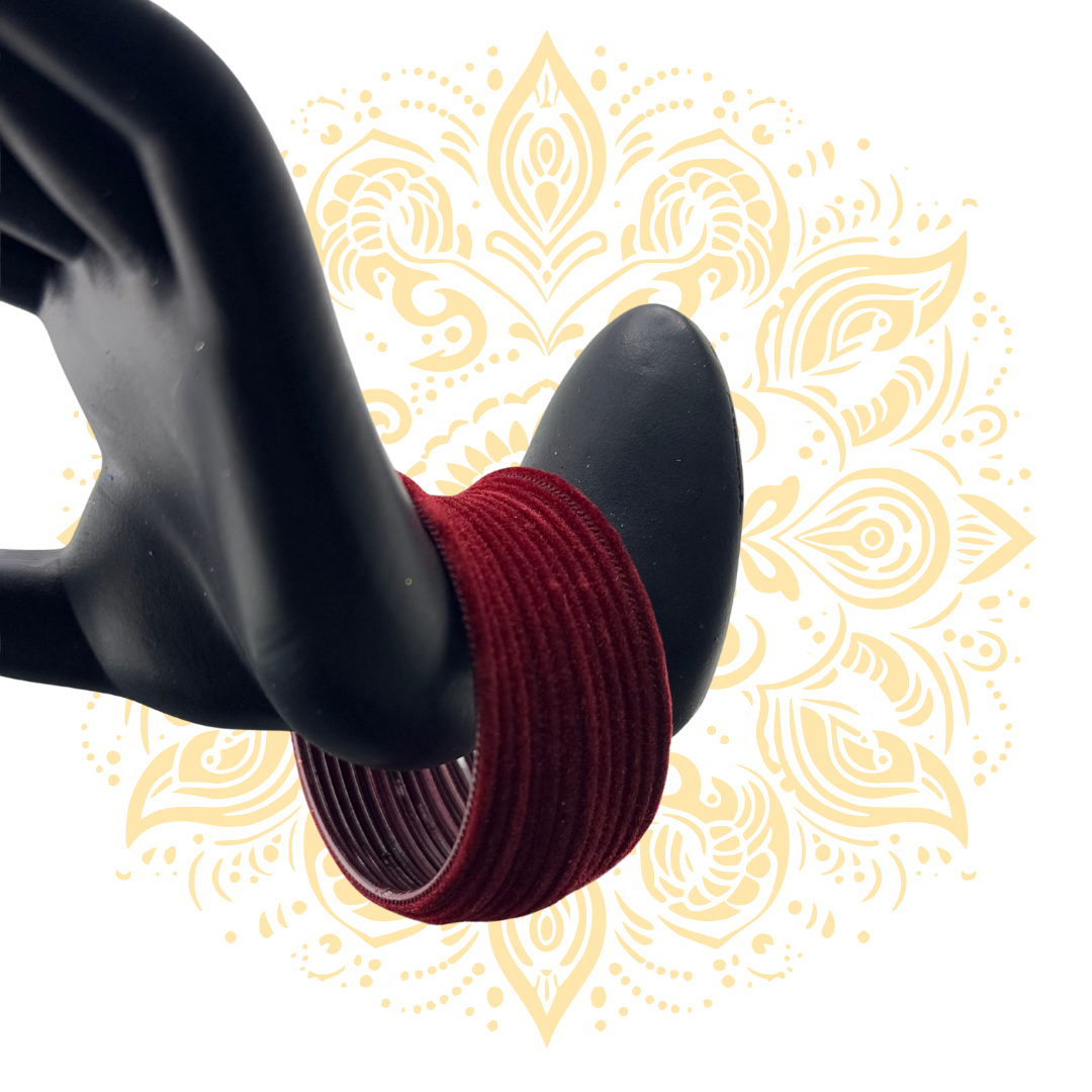 Women's Ruby Red Bangles - Matchless Gifts