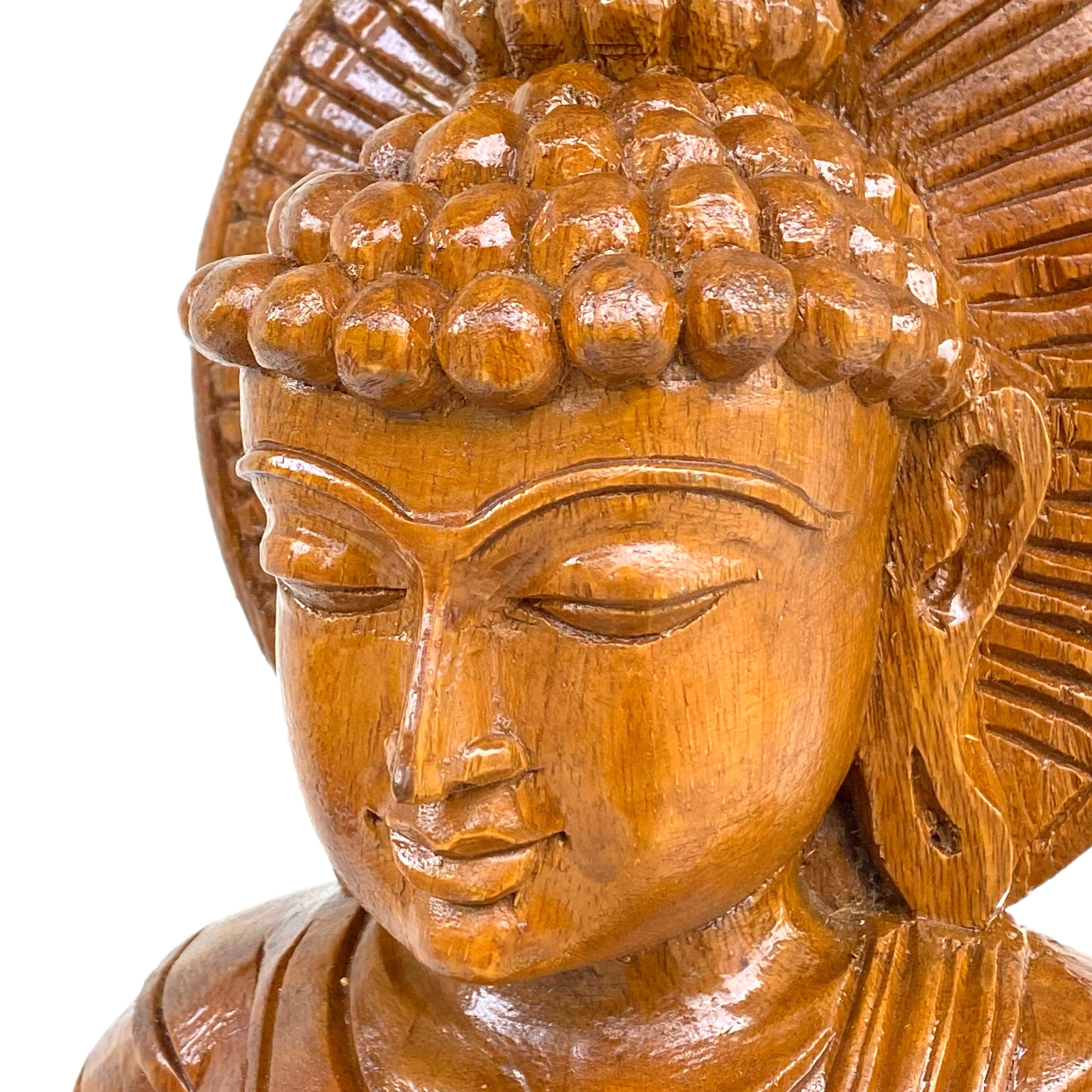Wooden Buddha 24"