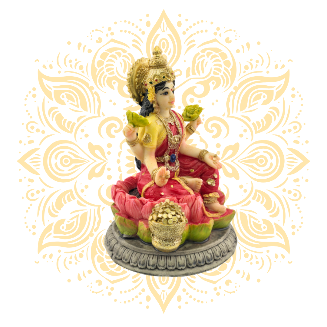 Polyresin Goddess Laxmi Murti 3.5" - Matchless Gifts