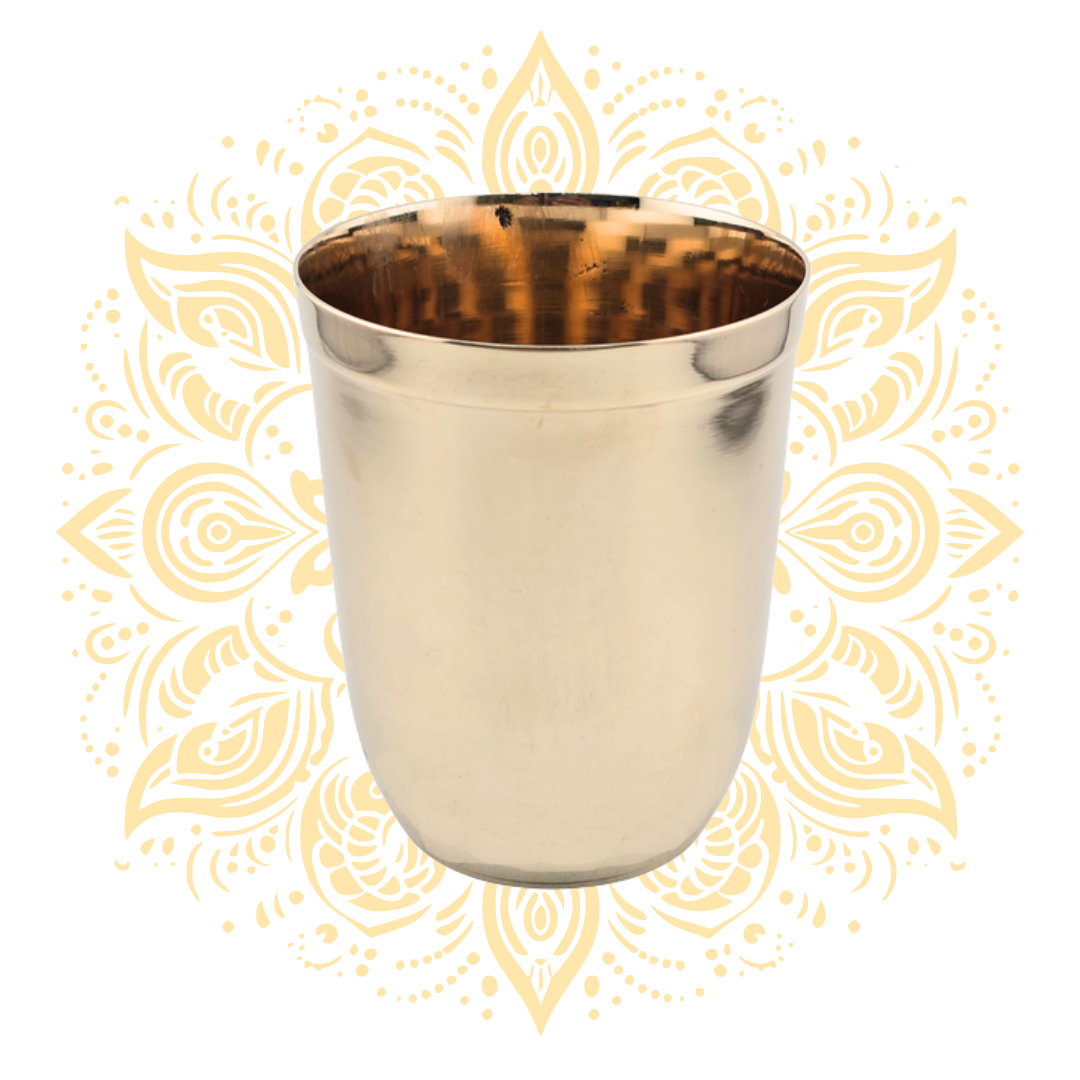Brass Kansa Cup 3.75"