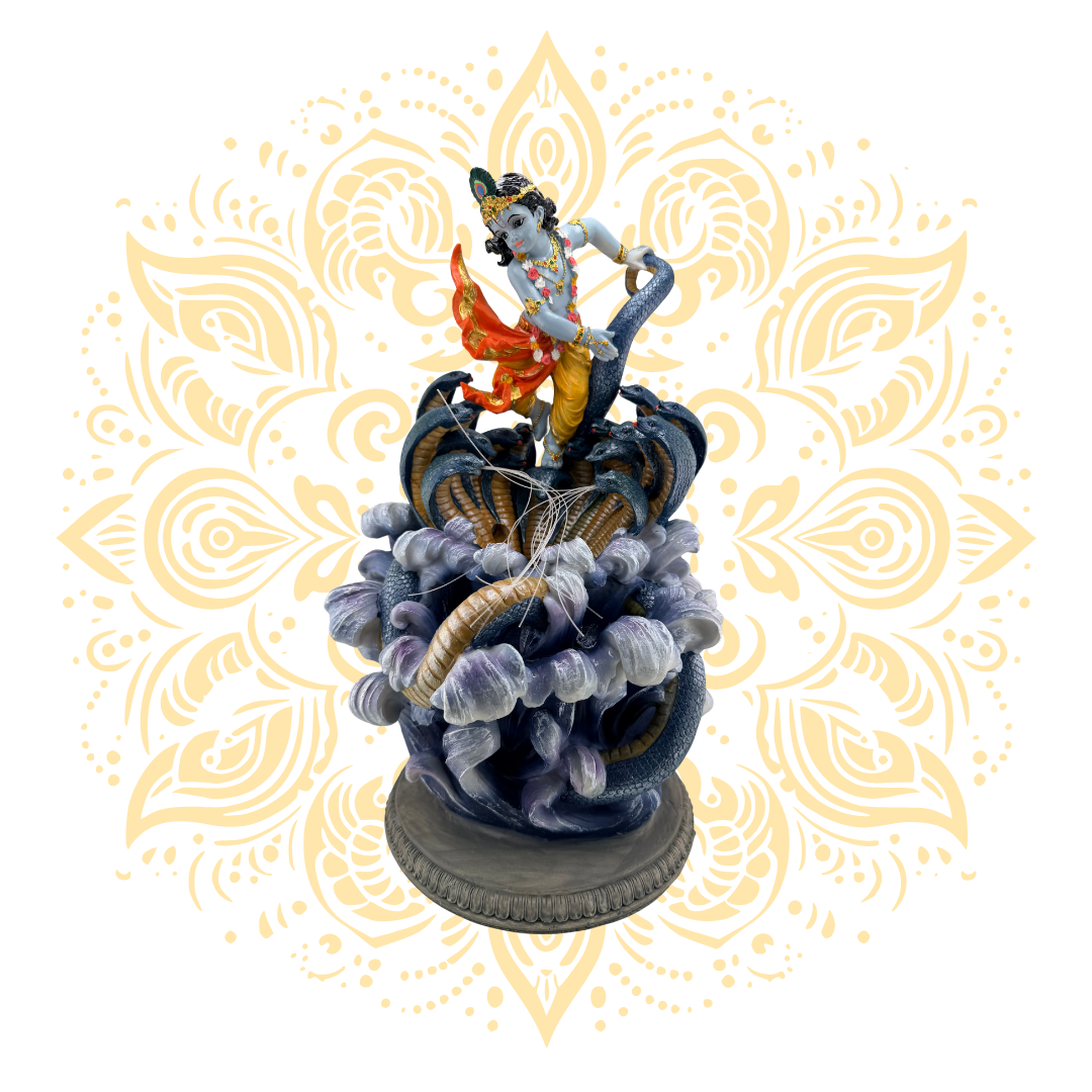 Polyresin Krishna Kaliyah 15”
