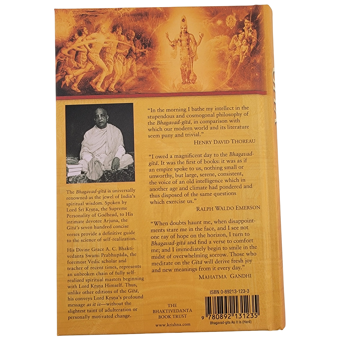 Bhagavad Gita As It Is Second Edition, Hardbound - Matchless Gifts