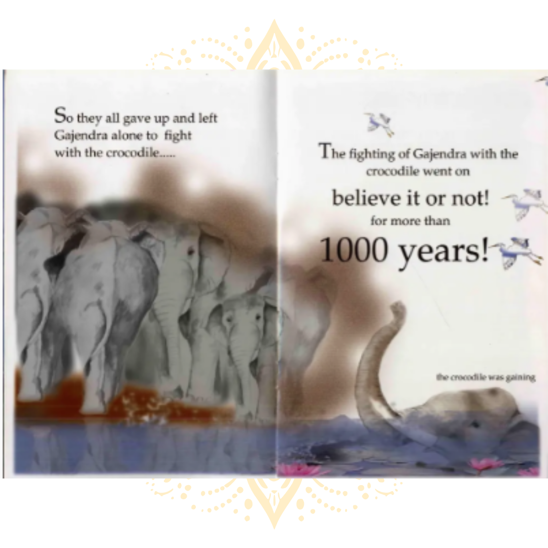 Gajendra: the great elephant devotee of the Lord - A Children's Book - Matchless Gifts