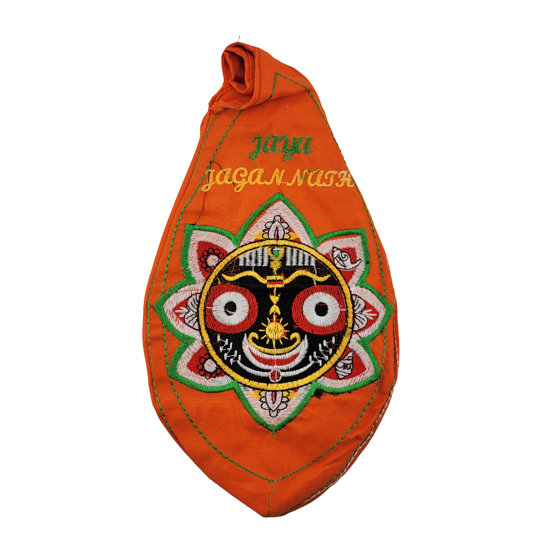 Jaya Jagannath Embroidered Japa Bead Bag