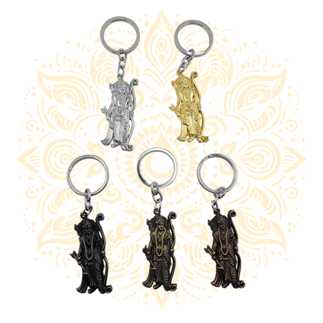Full Body Rama Steel Keychain – 2" Tall (Multiple Finishes)