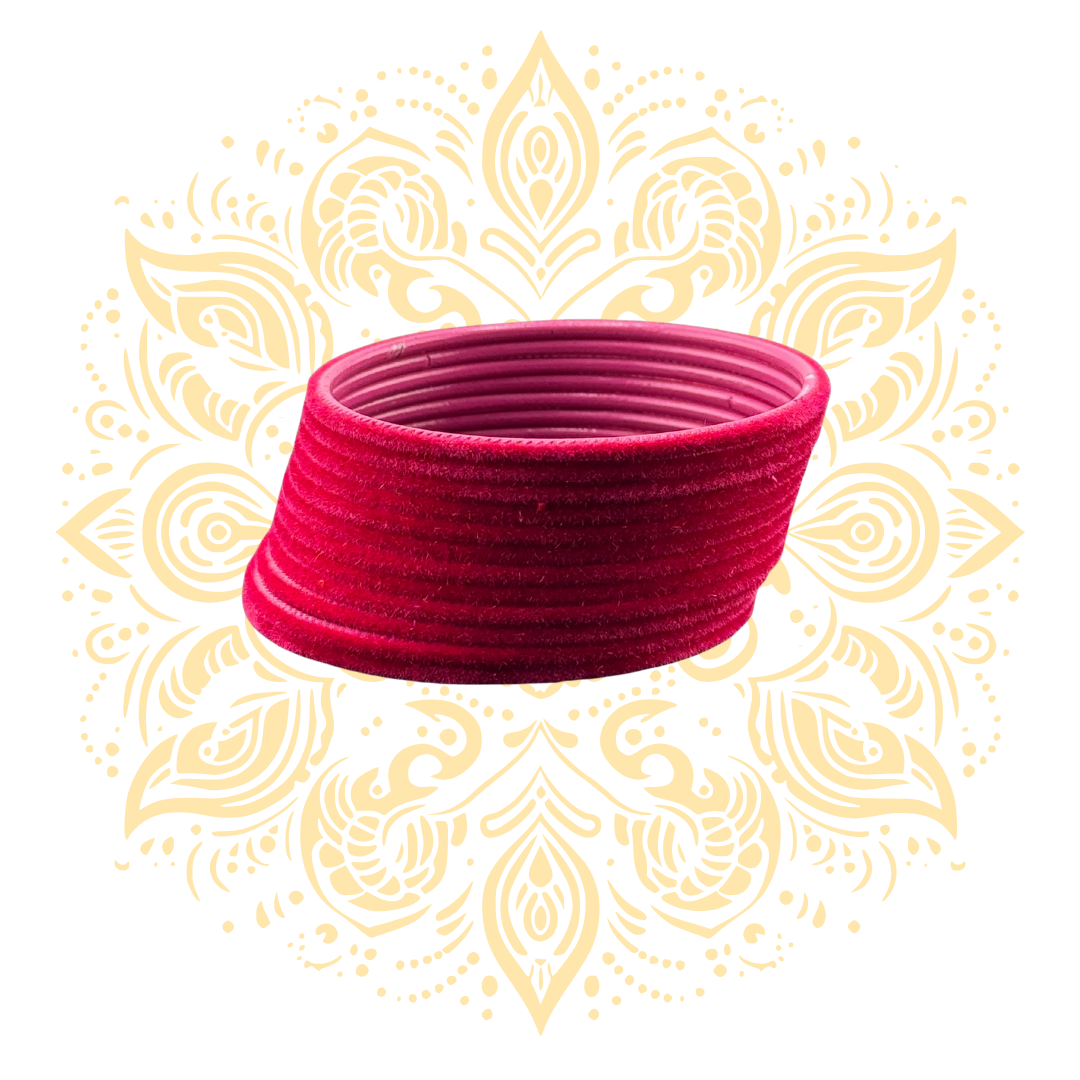 Women's Crimson Red Bangles in 2 Sizes - Matchless Gifts