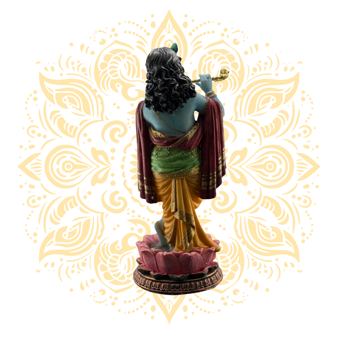 Polyresin Lord Krishna Murti 12” - Matchless Gifts