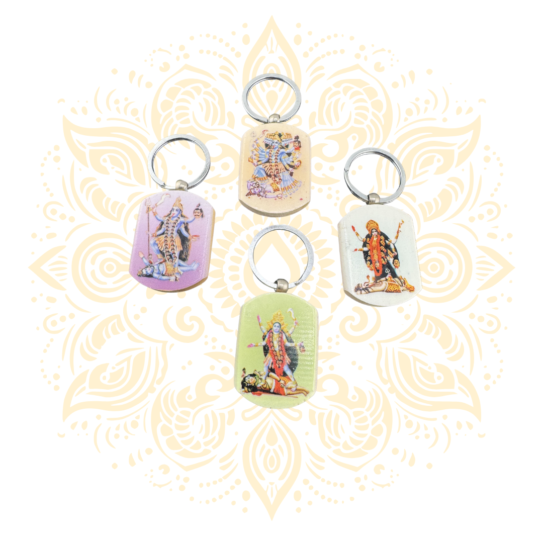 Wooden Kali Key Chain 2" x 1.5" - Matchless Gifts