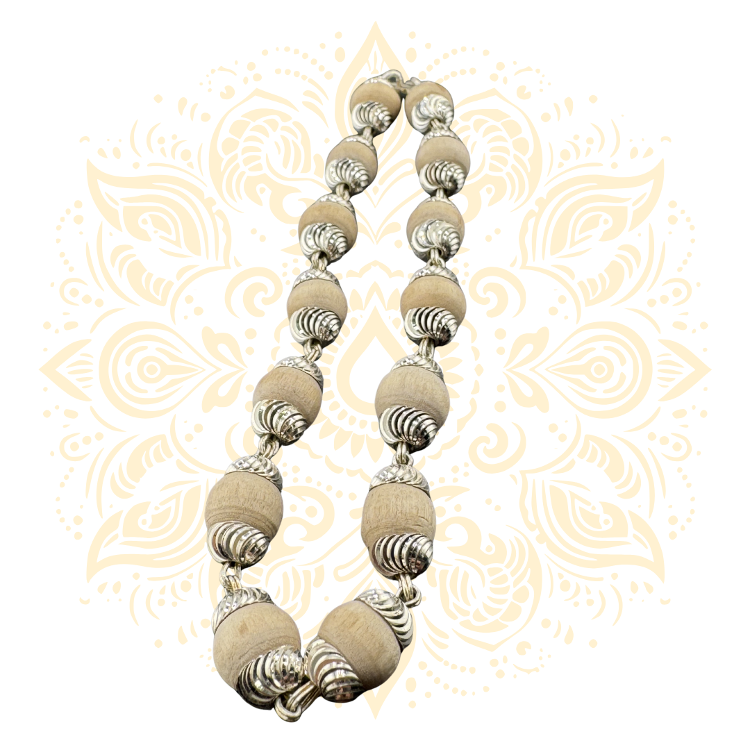 Silver Tulasi Bracelet Devotional Jewelry - Matchless Gifts16