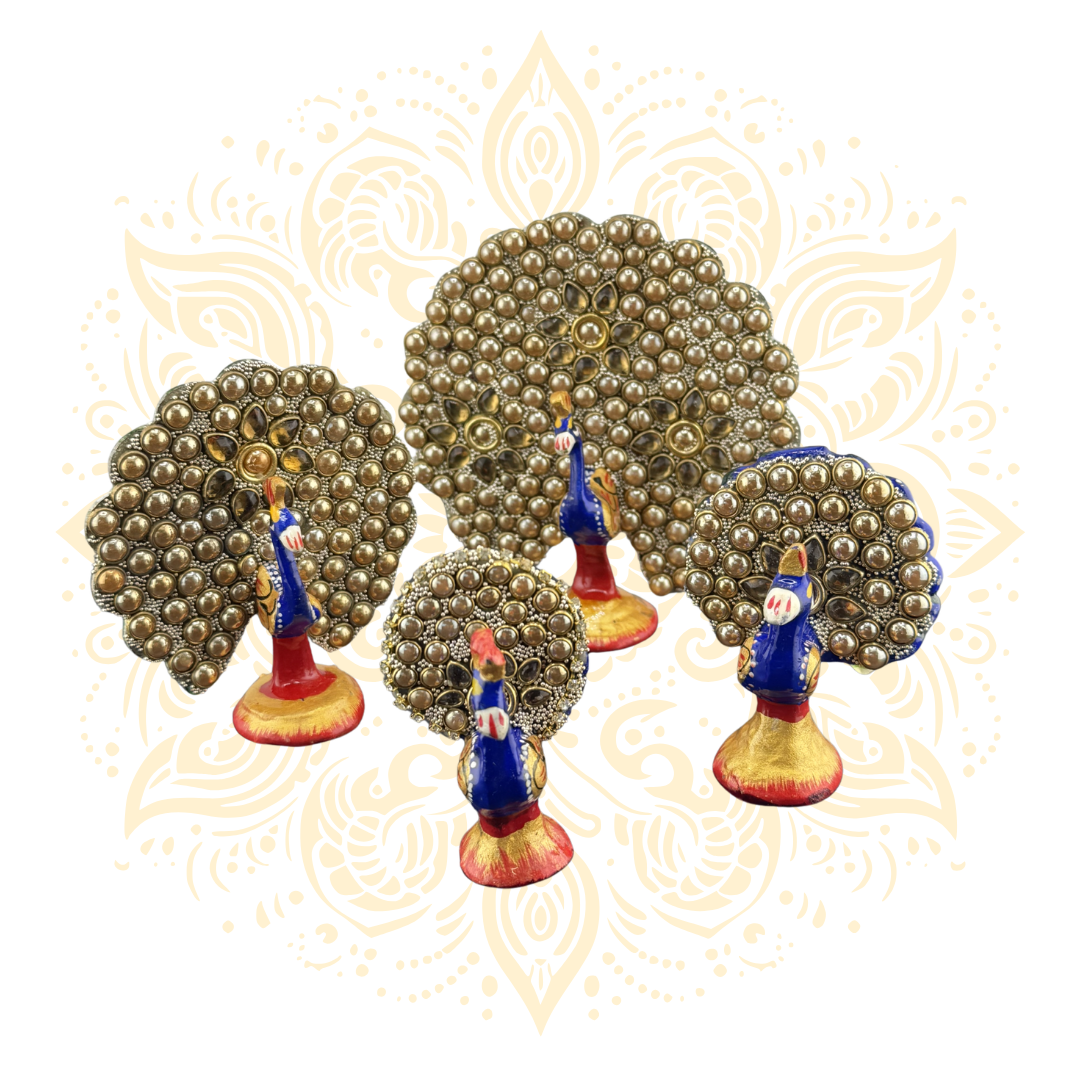 Aluminum Dancing Peacock w/ Brilliants - Matchless Gifts1