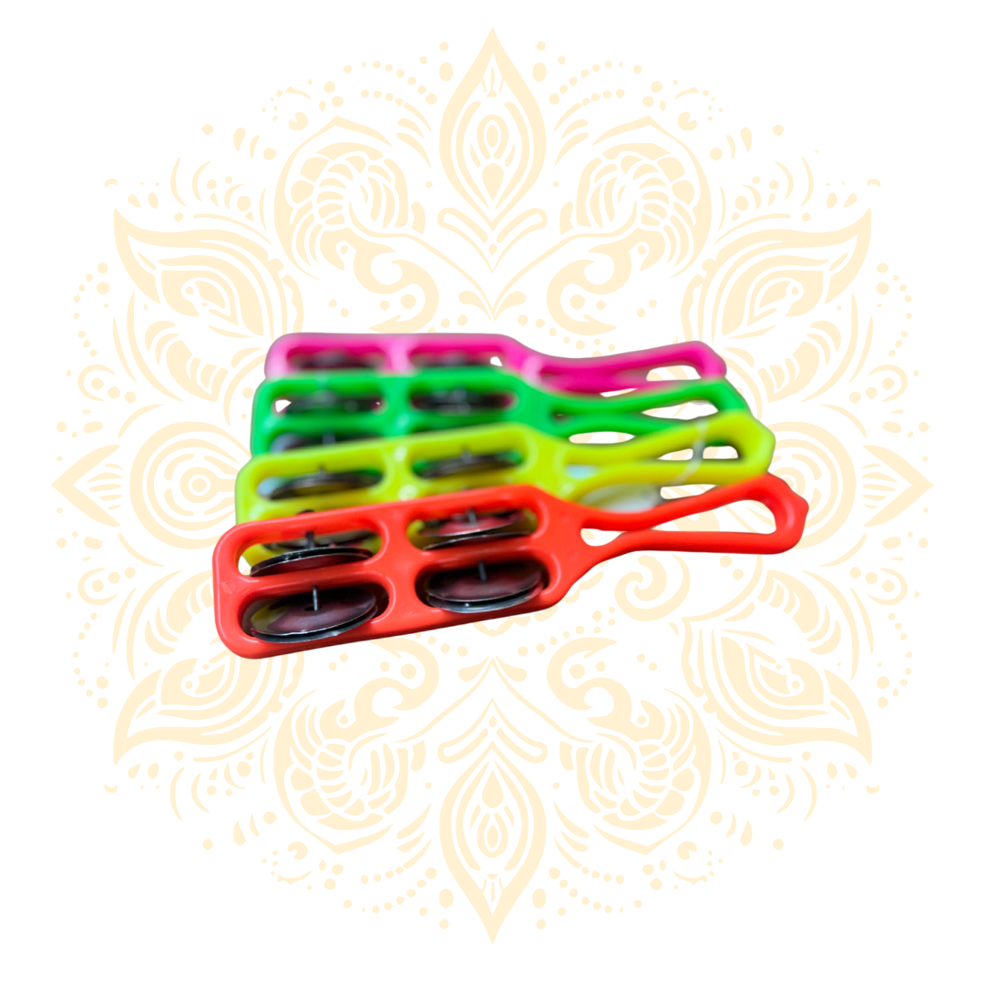 Colored Shaker Instrument for Kirtan