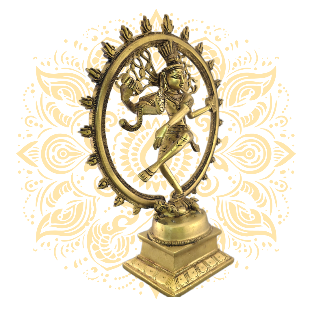 Brass Shiva Nataraja Murti 12" - Matchless Gifts2