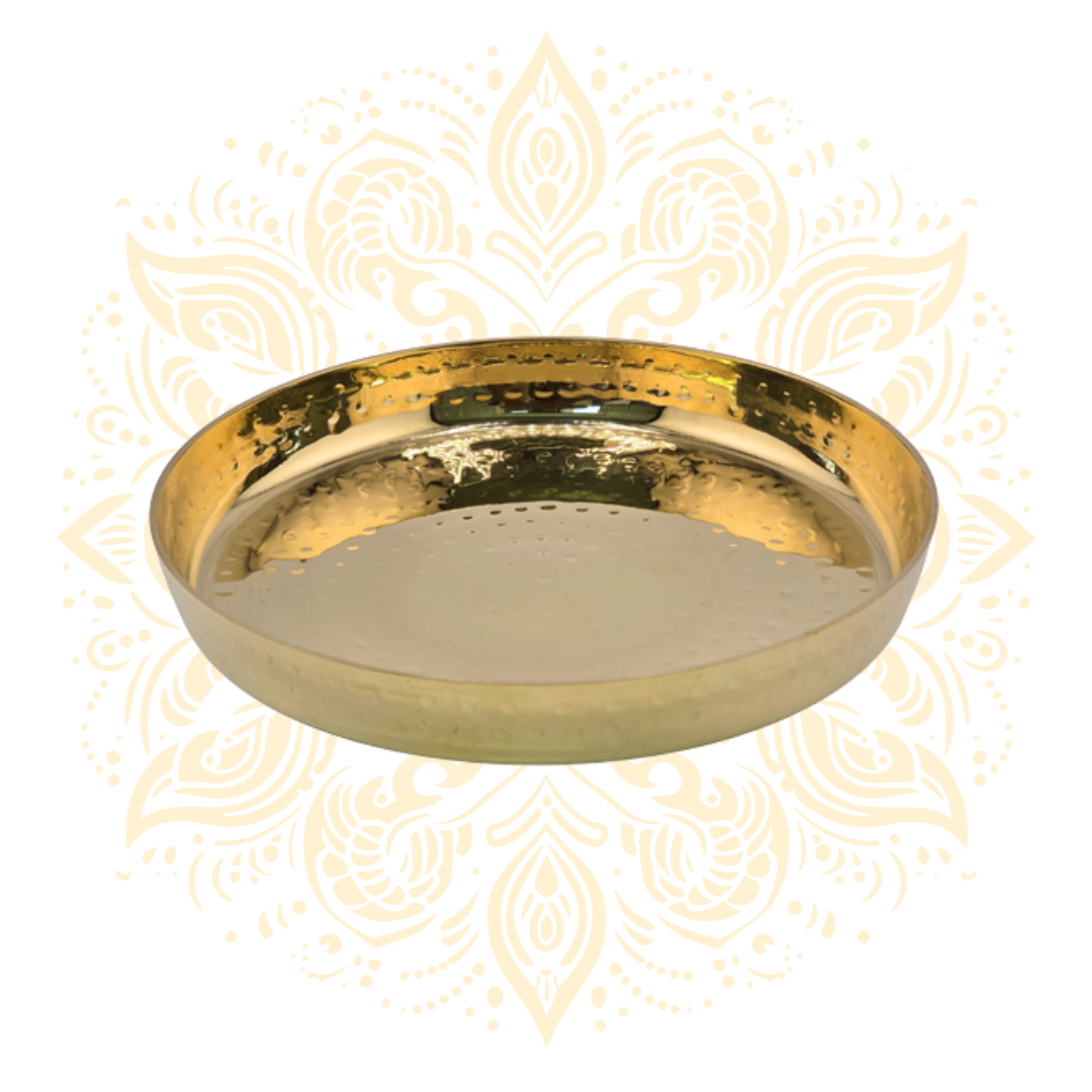 Kansa Brass Plate 12"