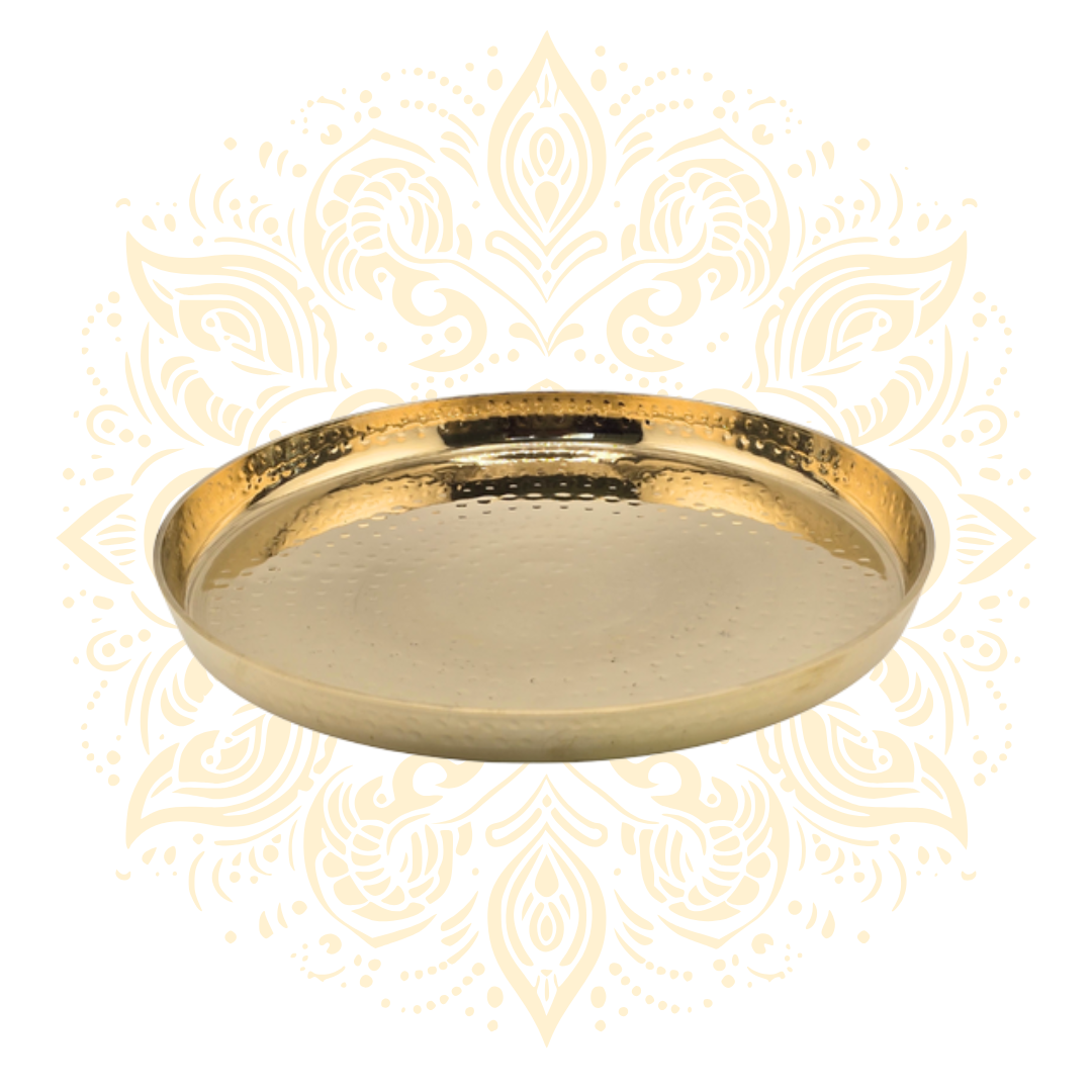 Kansa Brass Plate 10"