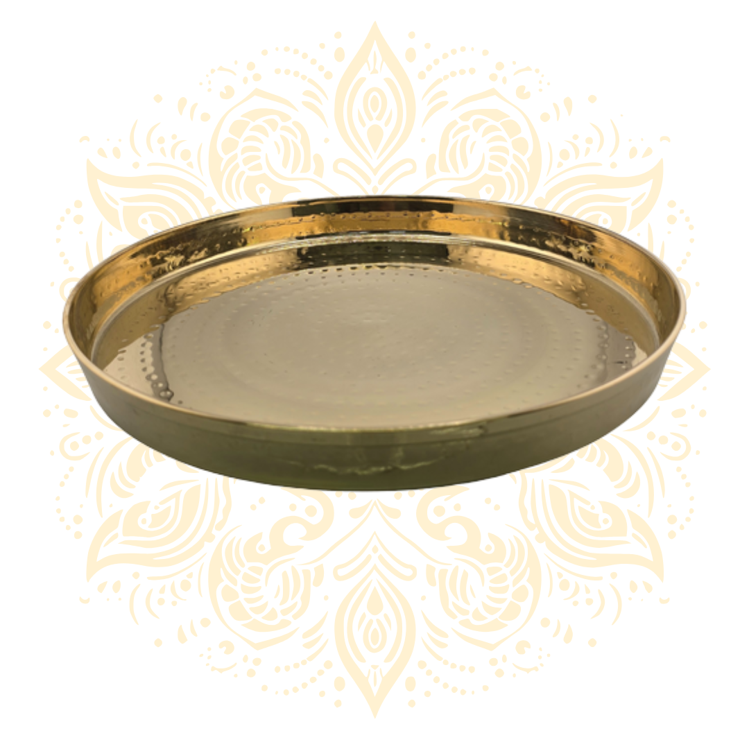 Kansa Brass Plate 12"