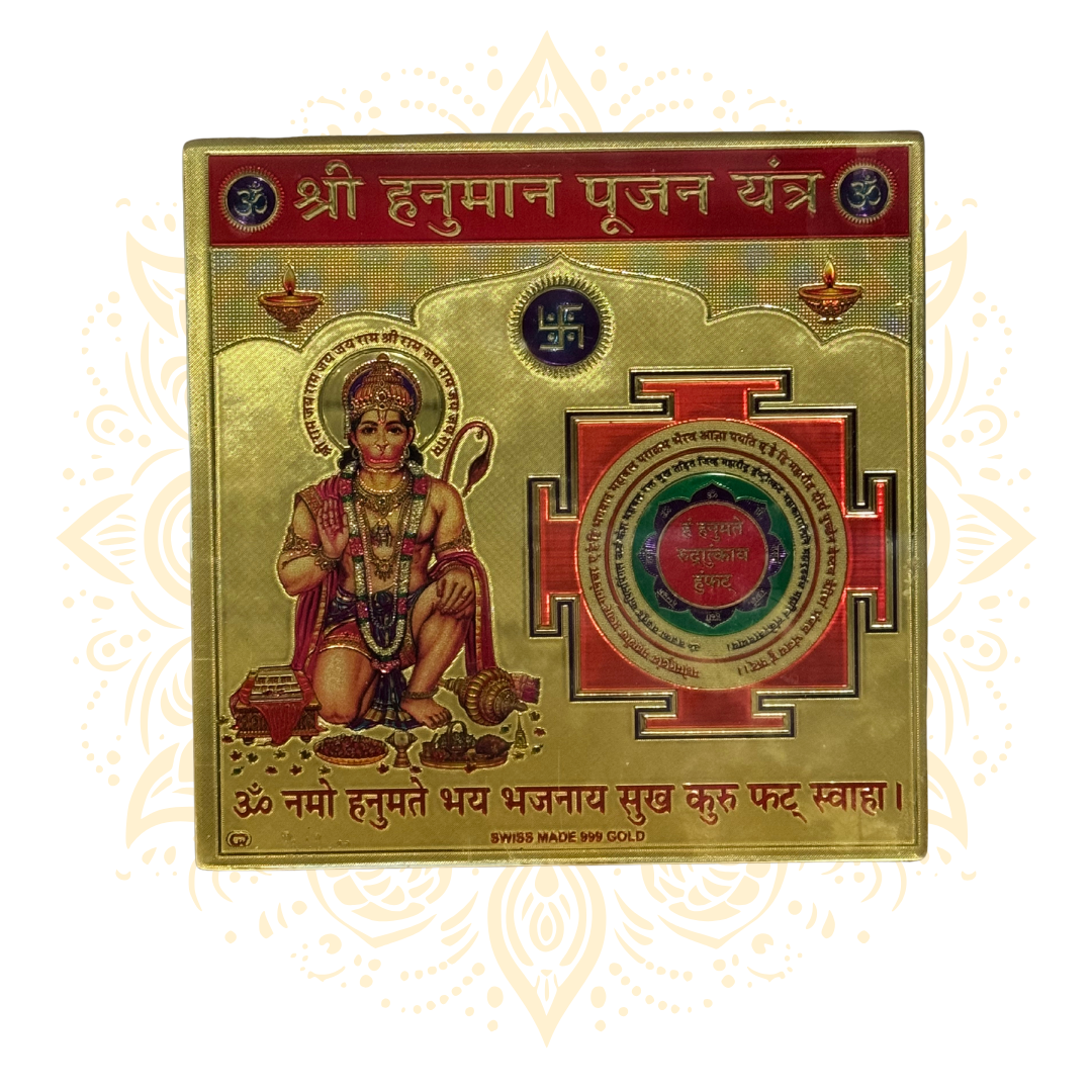 24K Gold Plated Yantra
