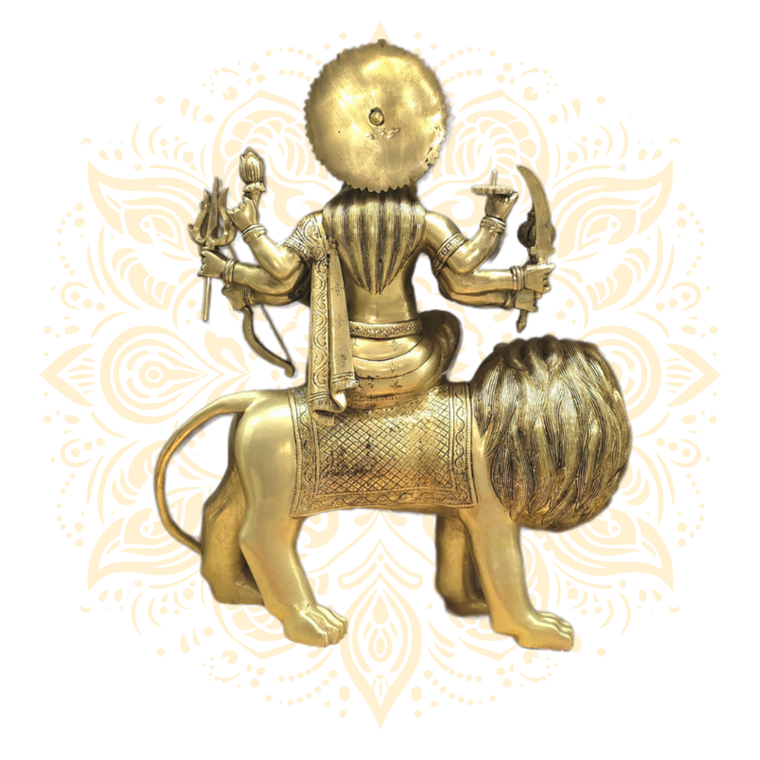 Brass Durga 24"