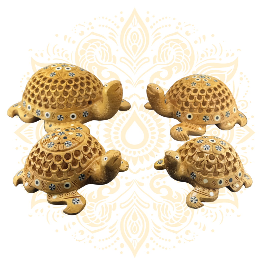 Wooden Jali Tortoise