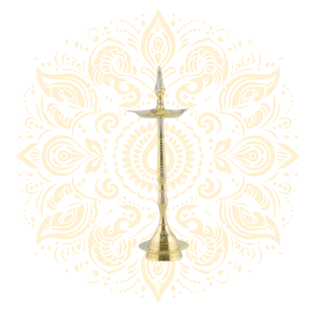 Tall Brass Oil Lamp Diya