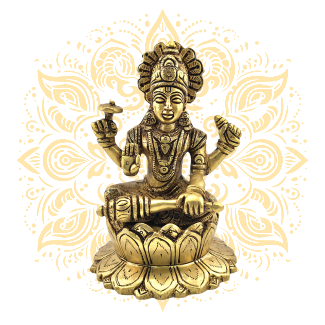 Assorted Brass Goddess Laxmi Murtis - Matchless Gifts11