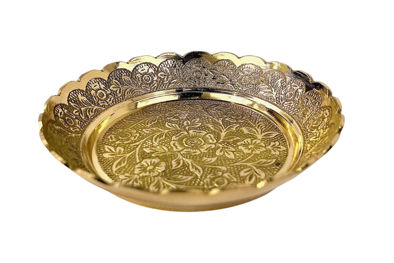 Brass Decorative Flower Plate - Matchless Gifts4