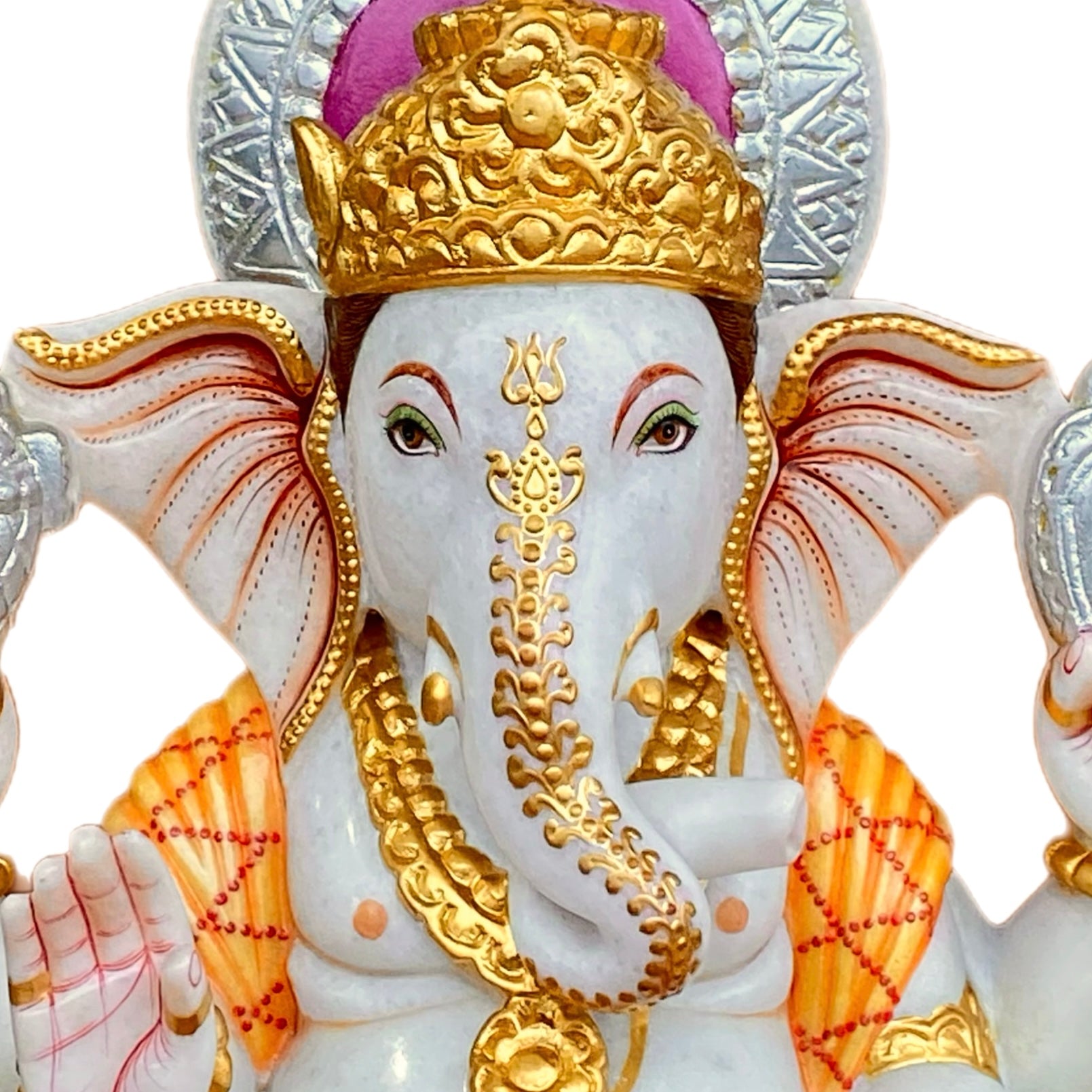 Seated Lord Ganesh Murti for Home Worship - Matchless Gifts2