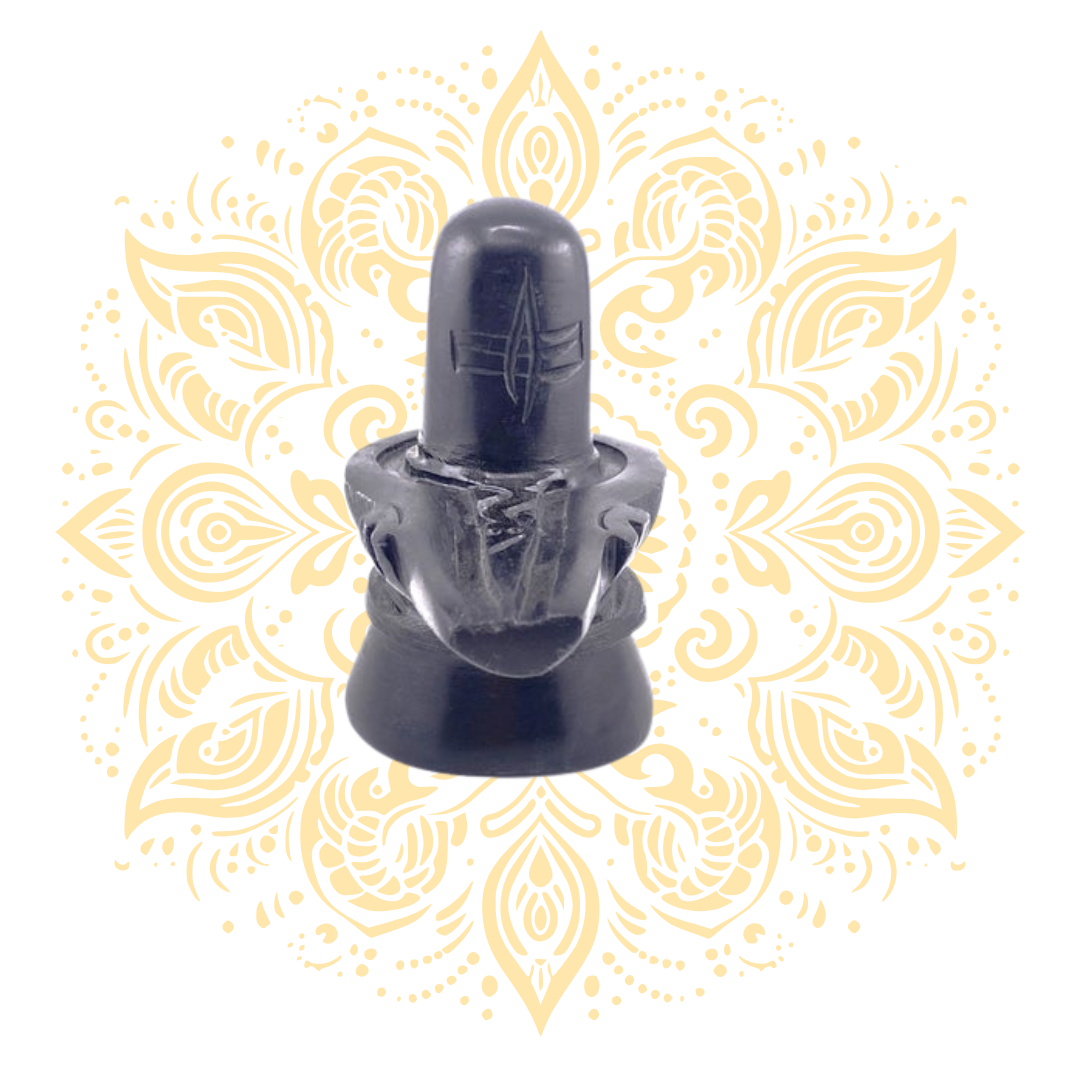 Stone Black Shiva Linga
