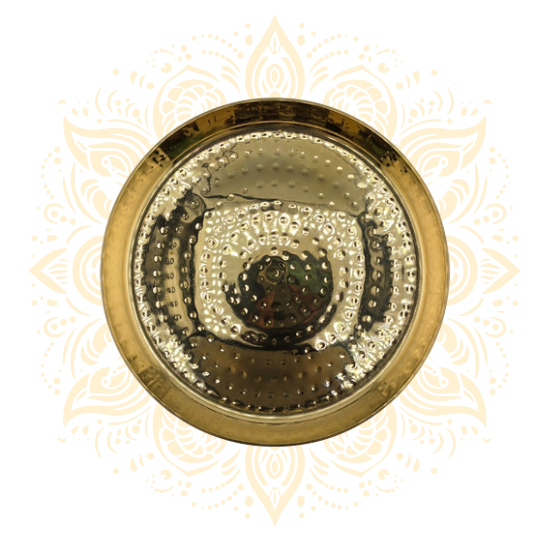 Kansa Brass Plate 8"