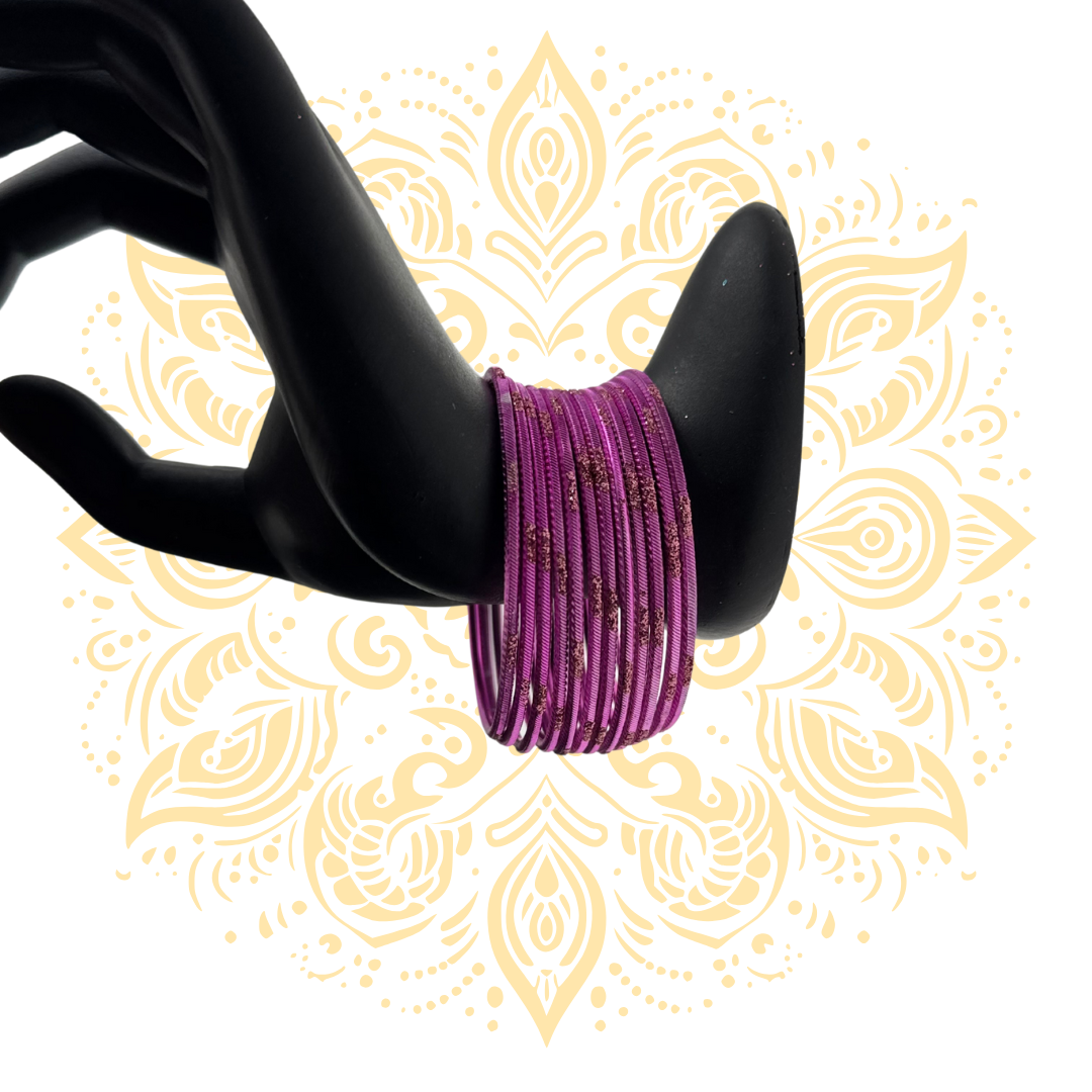 Women's Bright Magenta Bangles - Matchless Gifts3