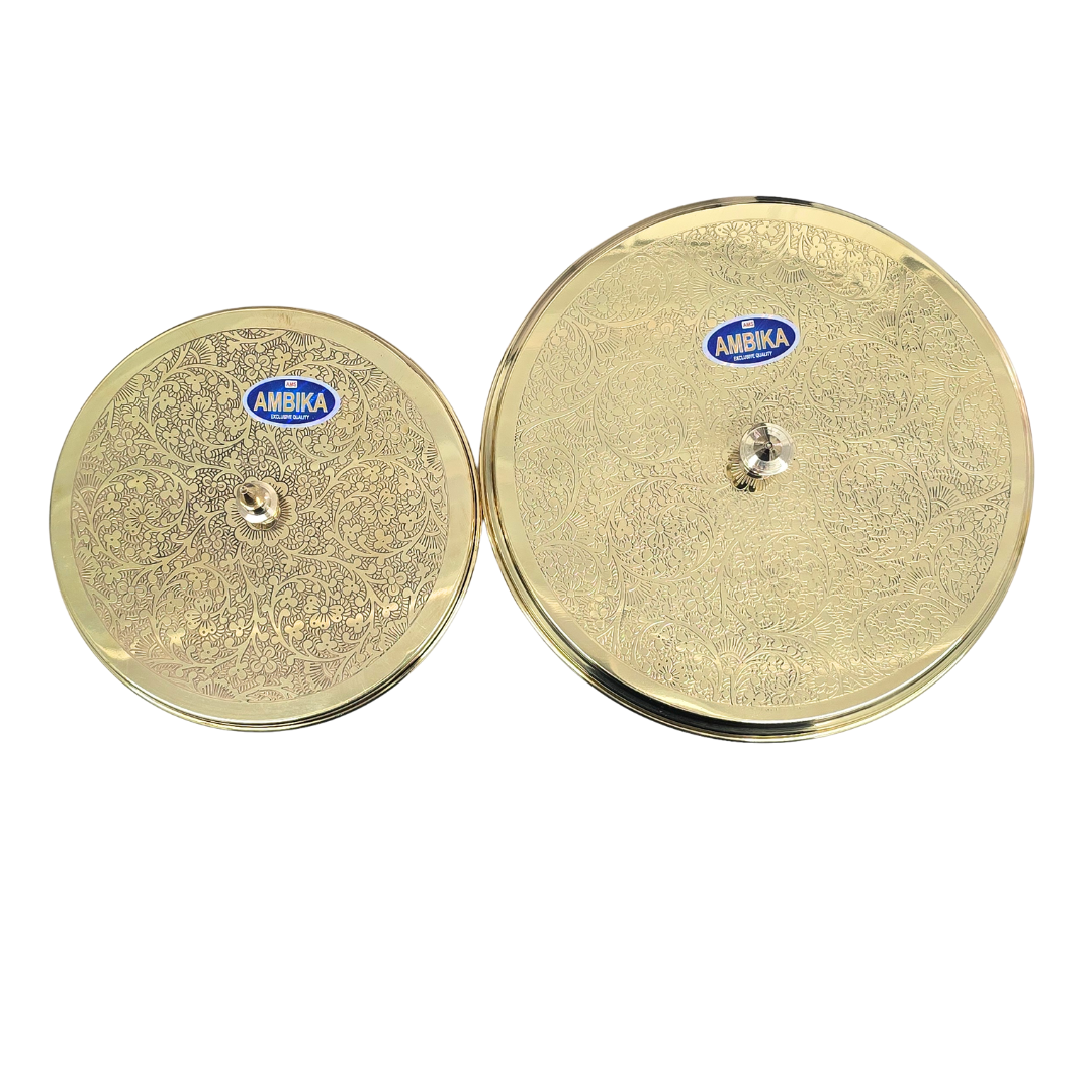 Brass Spice Container Masala Dabba w/ Spoon - Matchless Gifts7
