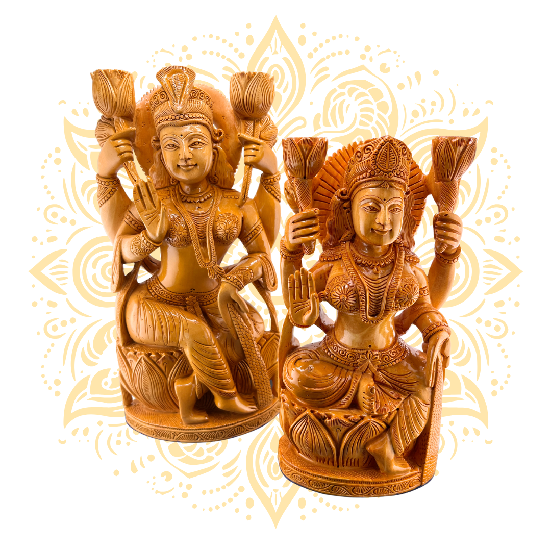 Wooden Laxmi Fine