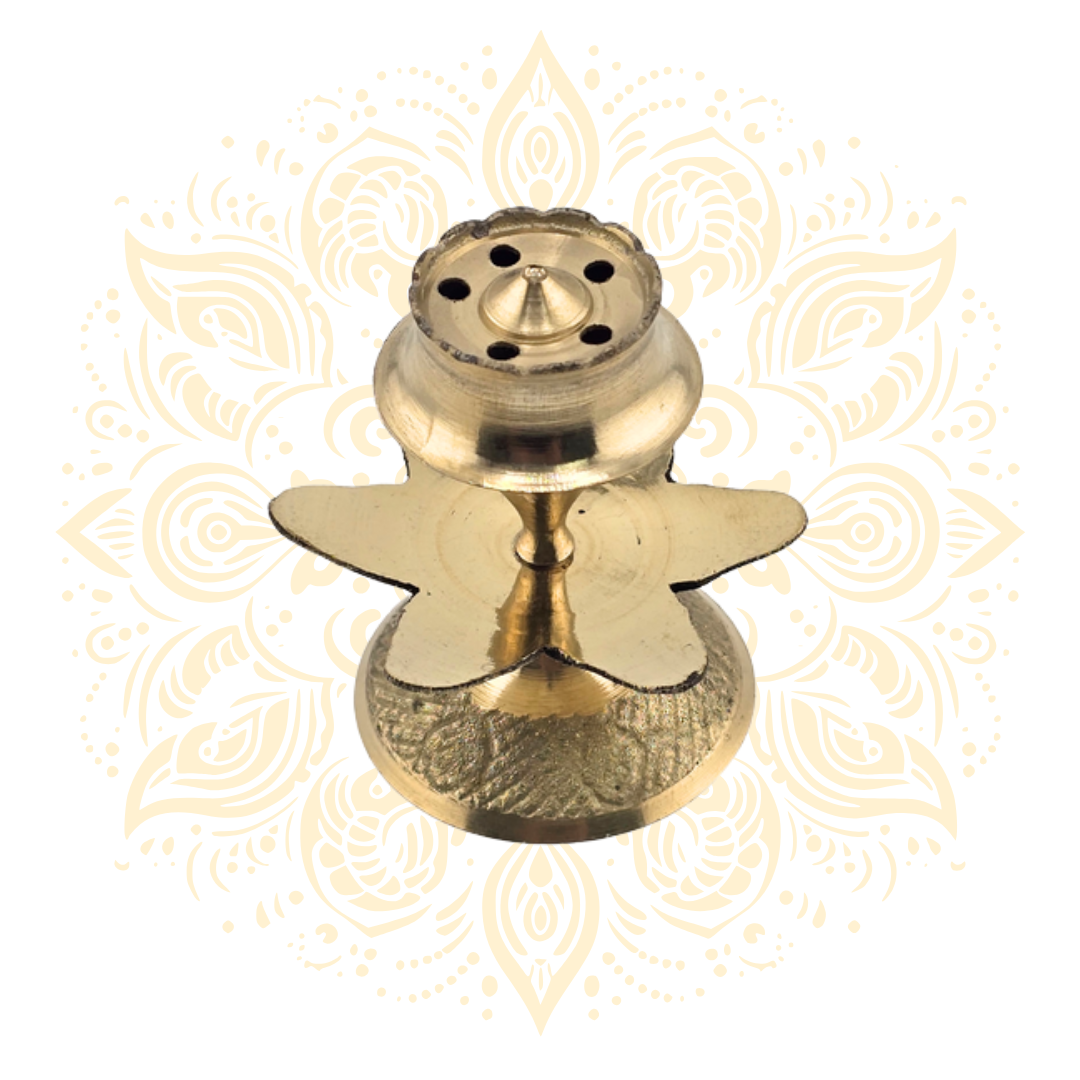 Brass Incense Holder 2.25"