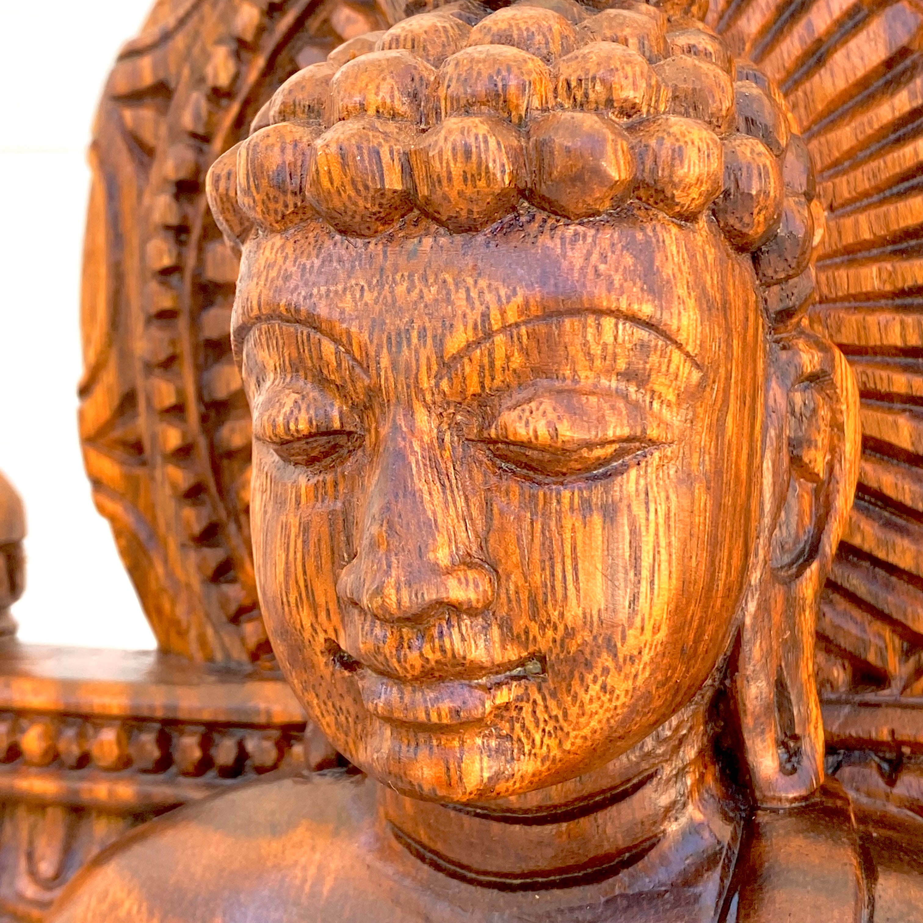 Wooden Hand Carved Buddha