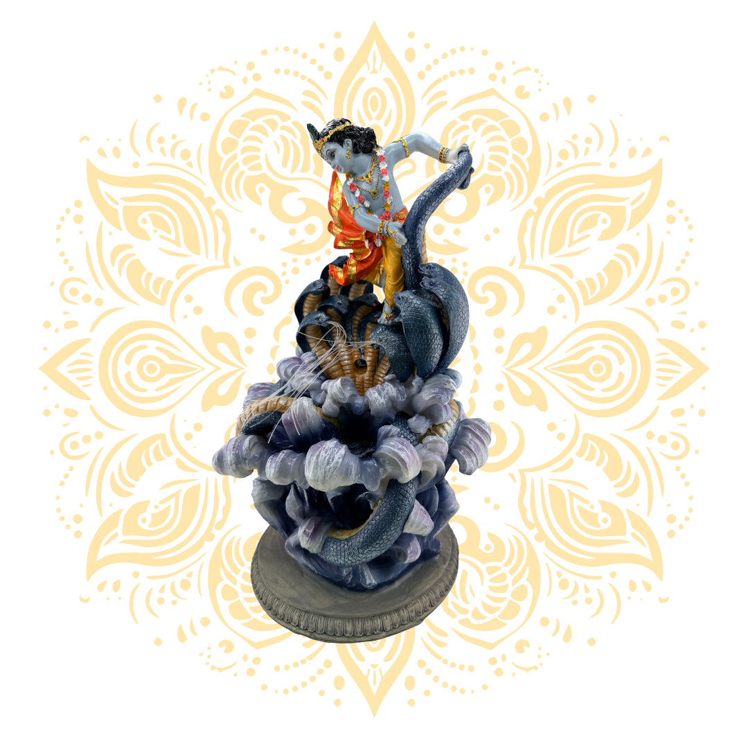 Polyresin Krishna Kaliyah 15”