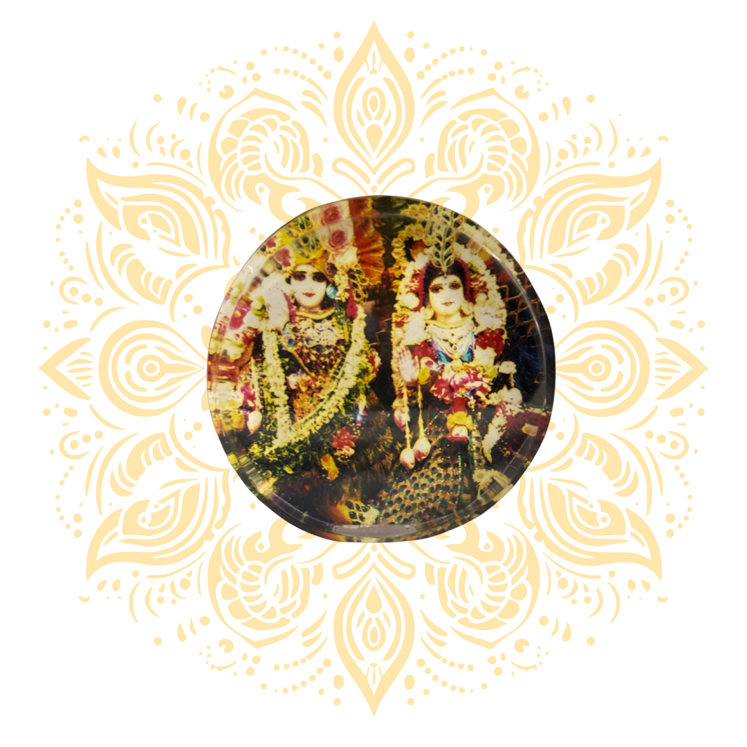 Acrylic Radha Krishna Deity Stand - Matchless Gifts8