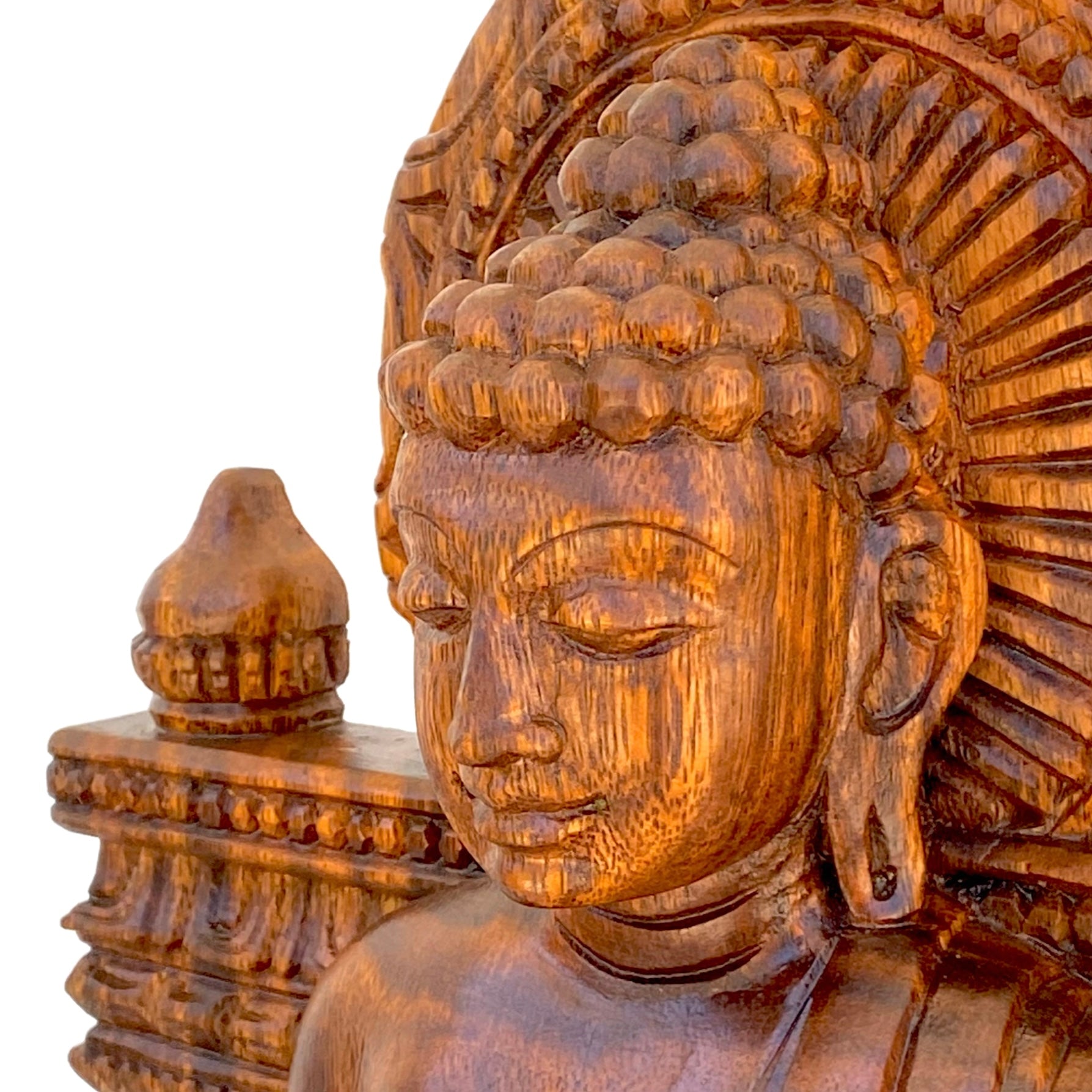 Wooden Hand Carved Buddha