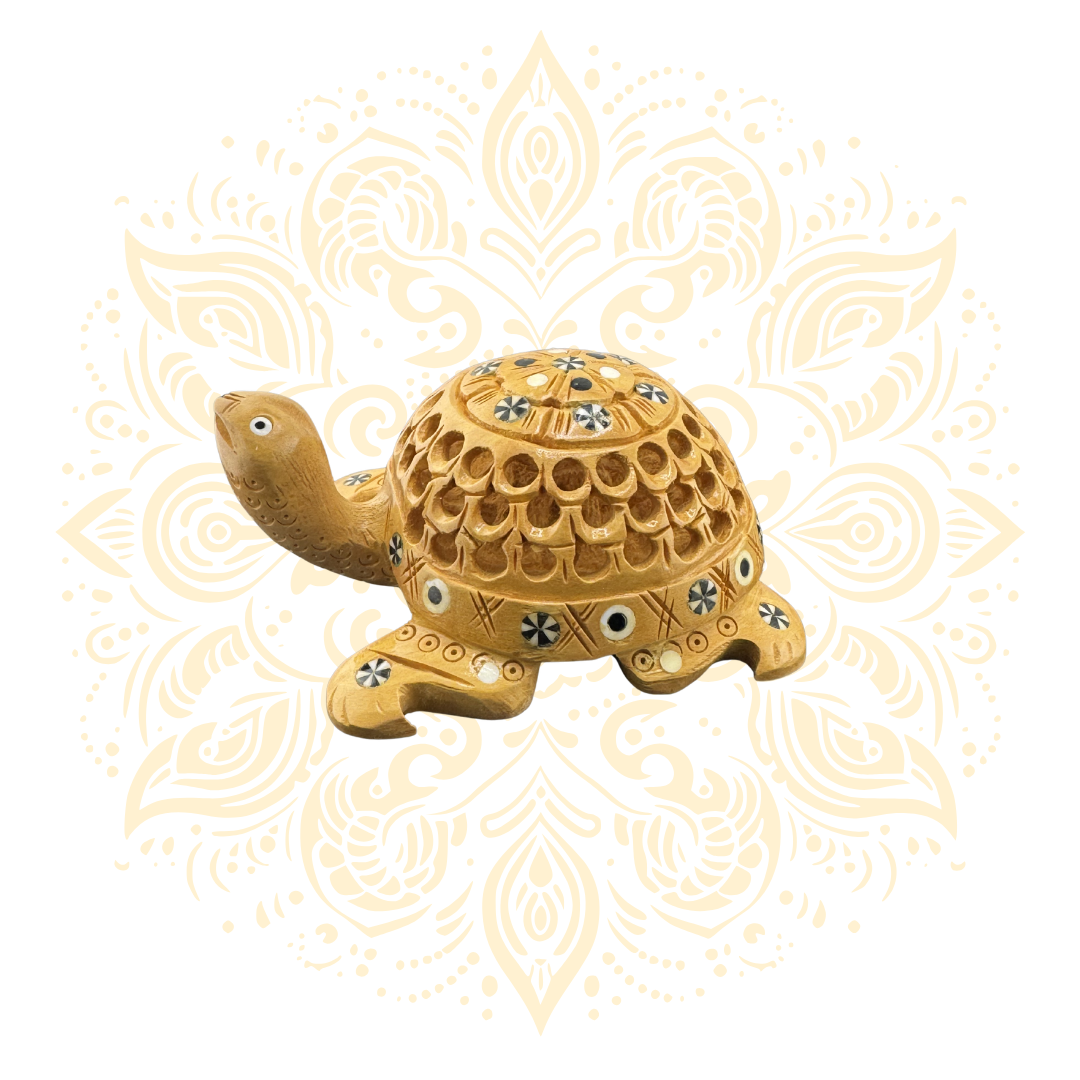 Wooden Jali Tortoise