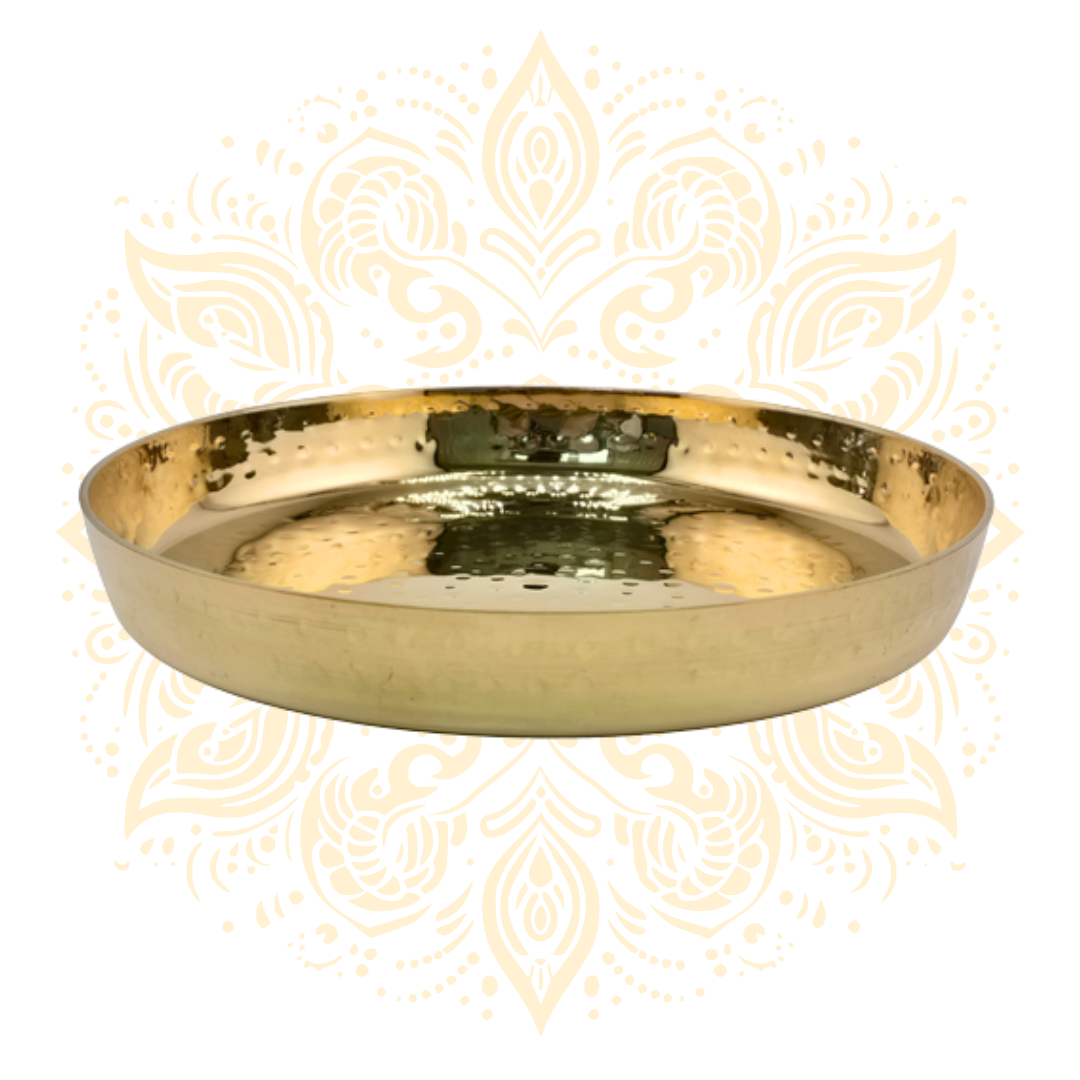 Kansa Brass Plate 8"