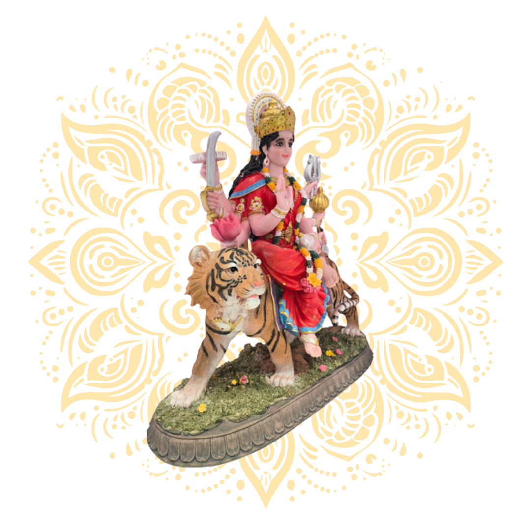Polyresin Durga 3D (Grassland) 19"