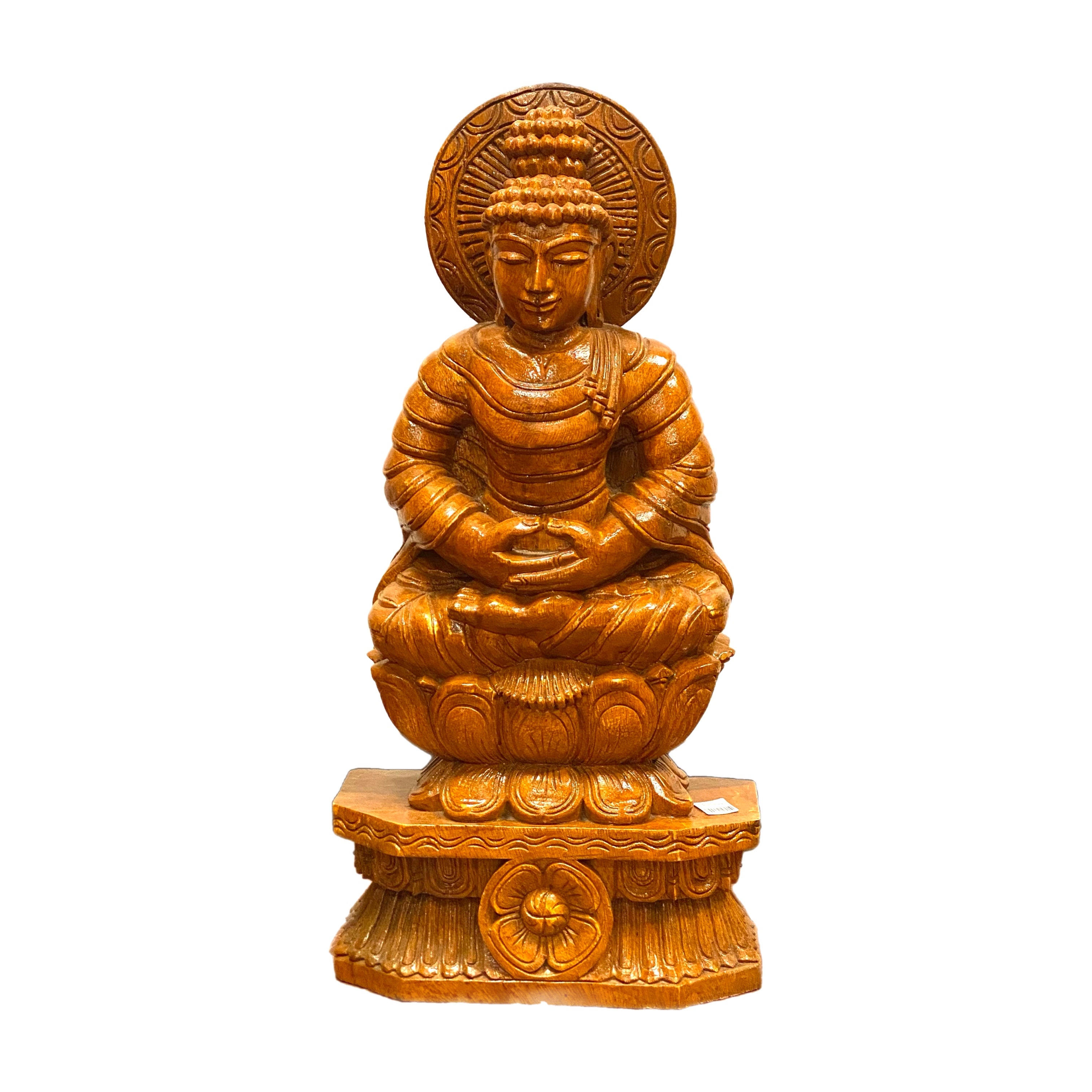 Wood Buddha 24"