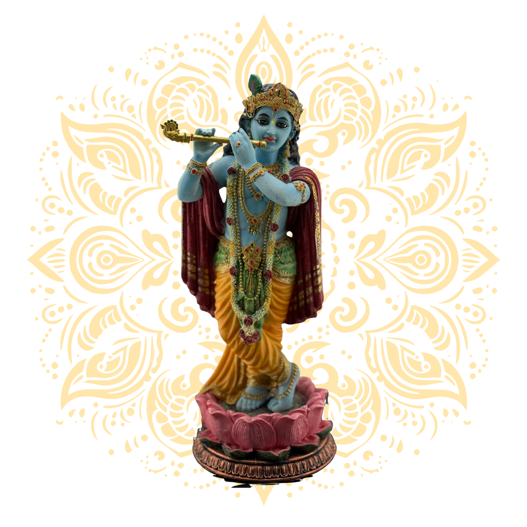 Polyresin Lord Krishna Murti 12” - Matchless Gifts