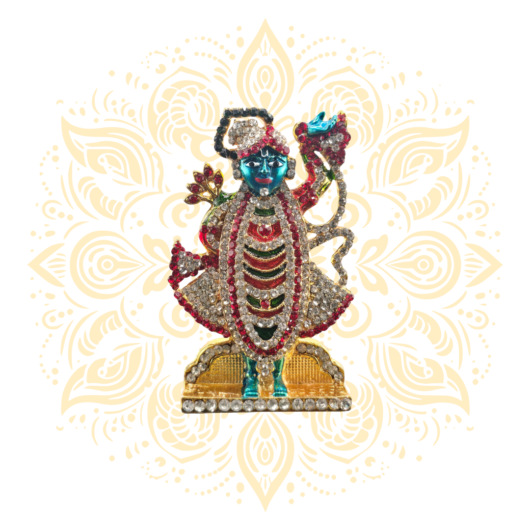 Metal Shreenathji Stand