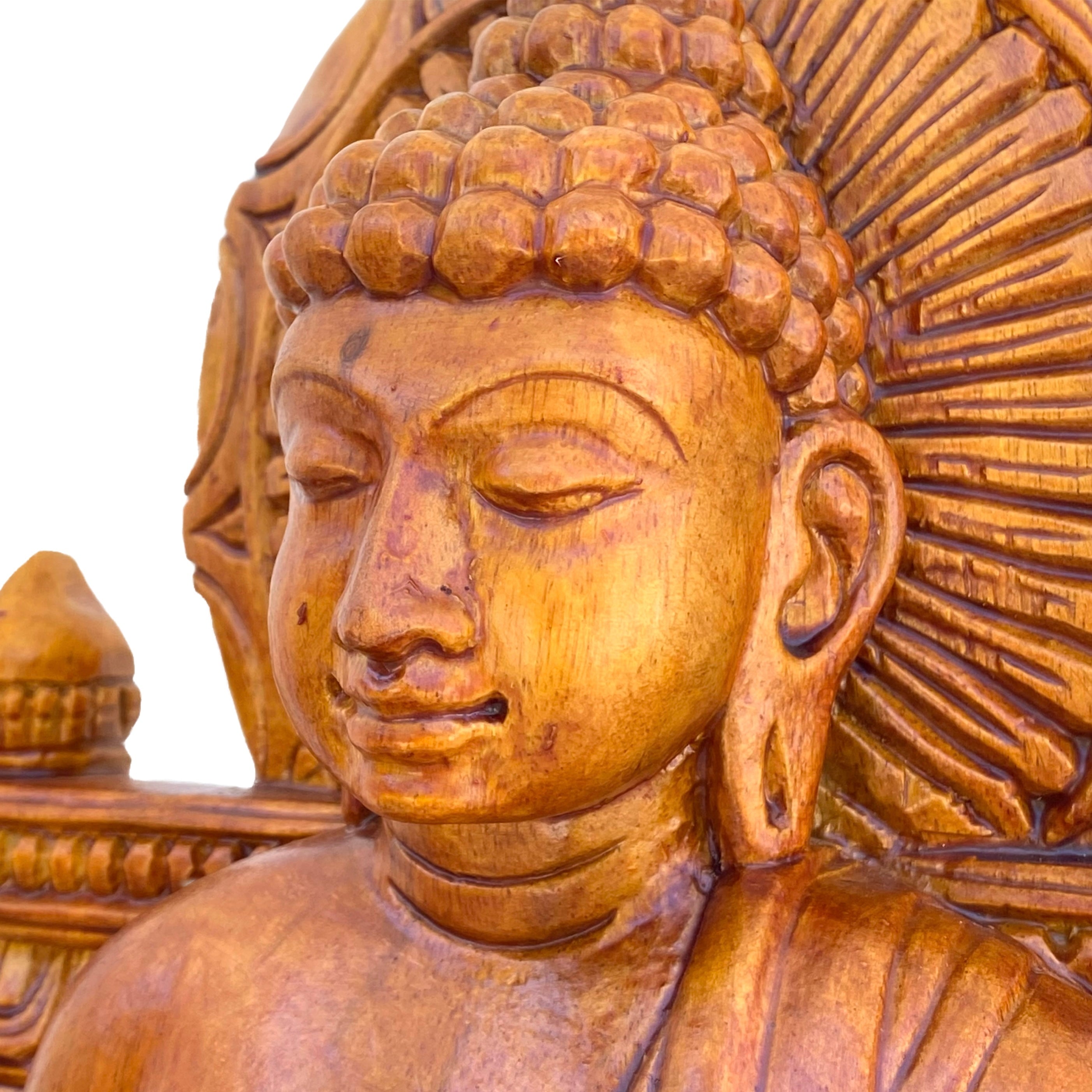 Wooden Buddha 24"