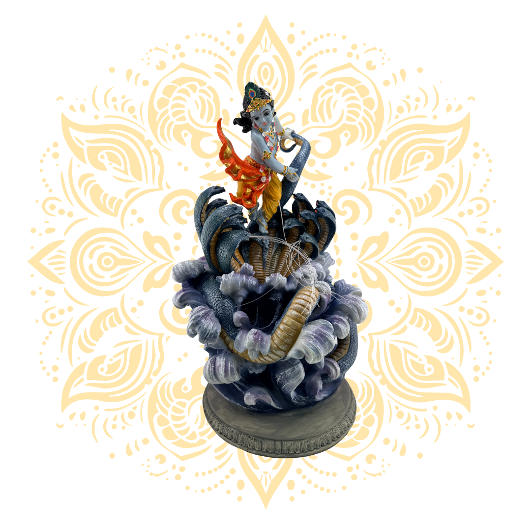 Polyresin Krishna Kaliyah 15”