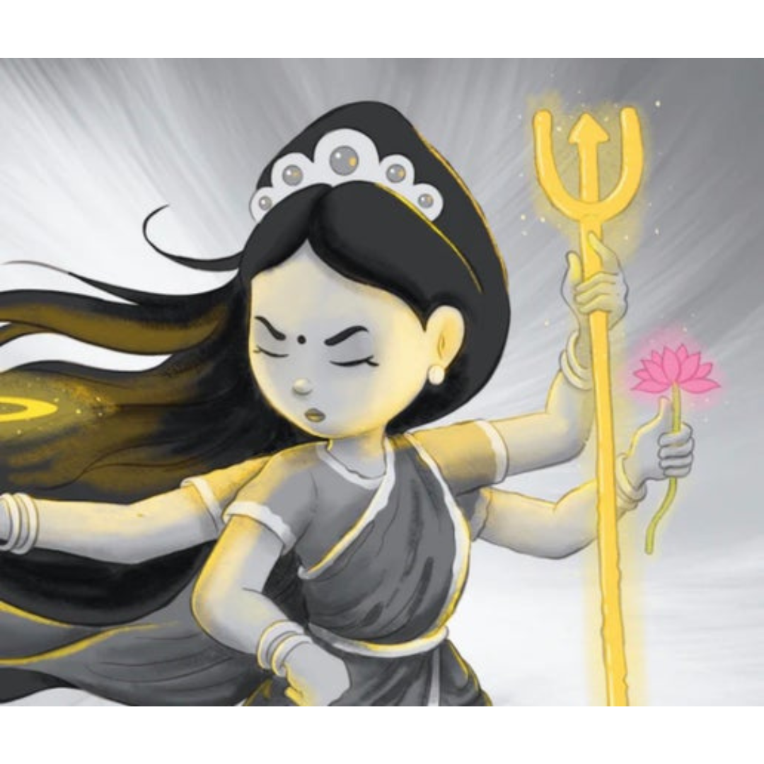 Durga and the Mean Demon